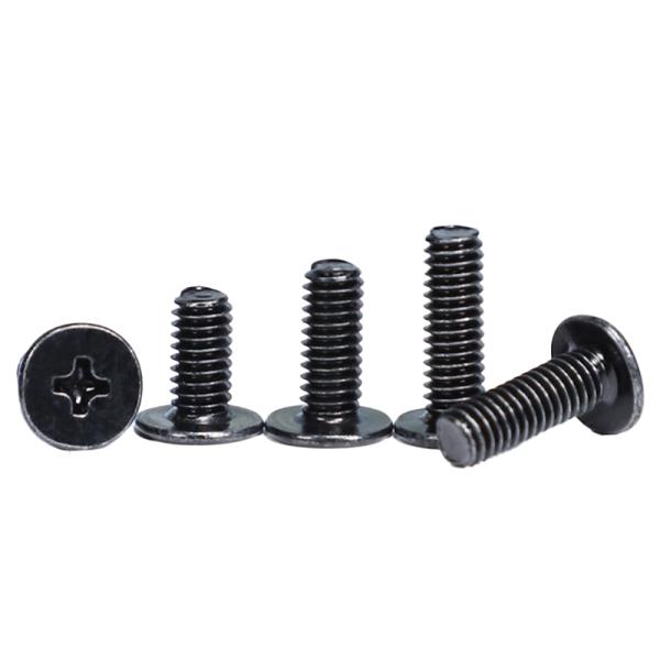 CM plated black cross flat head screw, flat head screw, thin head computer screw wholesale M2/M3/M4/M6