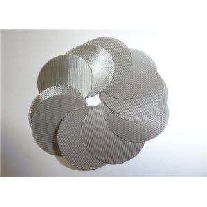 80 Mesh Count  Screen Mesh Three Layer Diameter 324 Mm For Plastic And Rubber Extruder