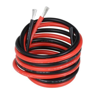 Fil ultra flexible du silicone 12AWG résistant à l'usure pour la batterie