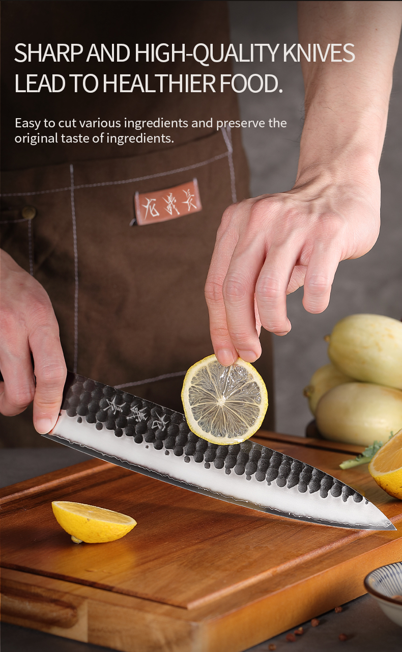 Aogami 2 Gyuto Knife Hand‑Forged Japanese Chef’s Knife for Professional Kitchen