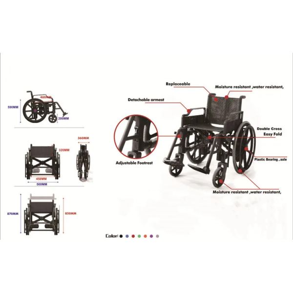 Кресло-коляска пластикового материала Retractable не магнитная в Д-р Ct Mri