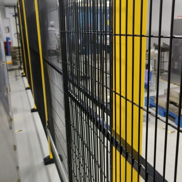 Security Isolation Safety Fence Robot Protection Line Floor Mounted