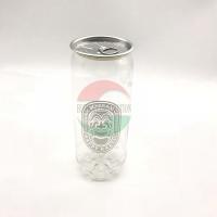 boîtes de boisson 500ml transparentes, couvertures en plastique de boîte de soude d'ANIMAL FAMILIER de catégorie comestible