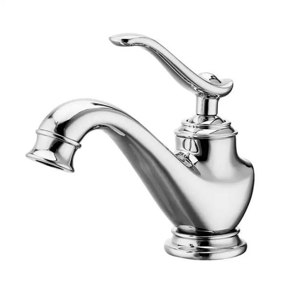 Brass Vintage Bathroom Faucets Single Handle Hot Cold Water Tap