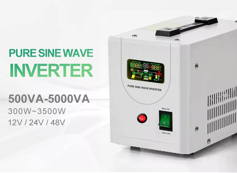 чистая дверь одиночной фазы инвертора UPS волны синуса 500w низкочастотная солнечная автоматическая