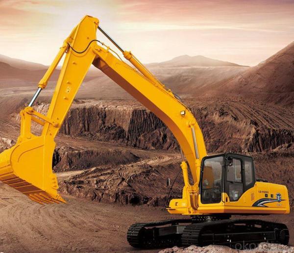 Máquina escavadora de 21 toneladas da maquinaria movente de terra HE210 pesada com condição fechado da cabine/ar