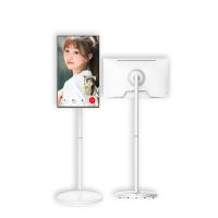 Téléviseur portable sur le sol, tablette suivie par moi, téléviseur intelligent de 21,5 pouces, mobile avec caméra