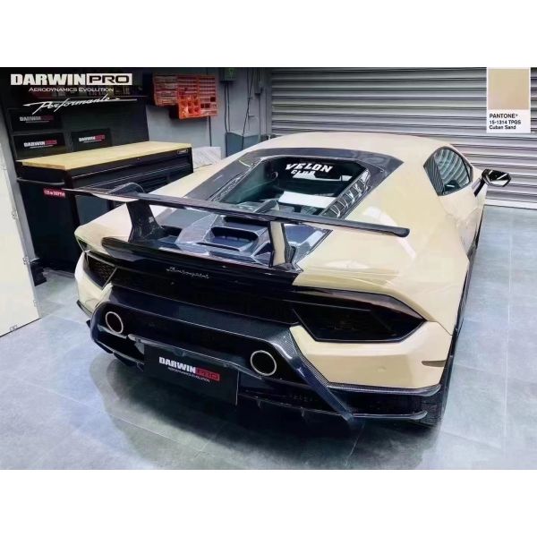 Para Lamborghini LP580 LP610 Kit de carrocería de fibra de carbono LP580 LP610 Modernizado al estilo LP640 Frente y trasero Bumper Spoiler Hood