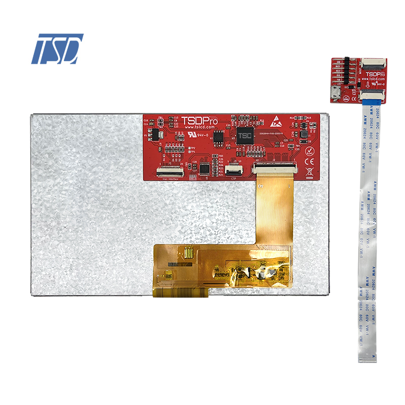 12H угол 800x480 модуль экрана Tft Lcd 7 дюймов с интерфейсом UART Hmi