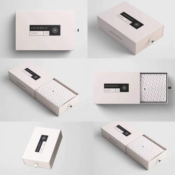 Eco-Friendly Paper Drawer Box For Cosmetics Jewelry And Accessories