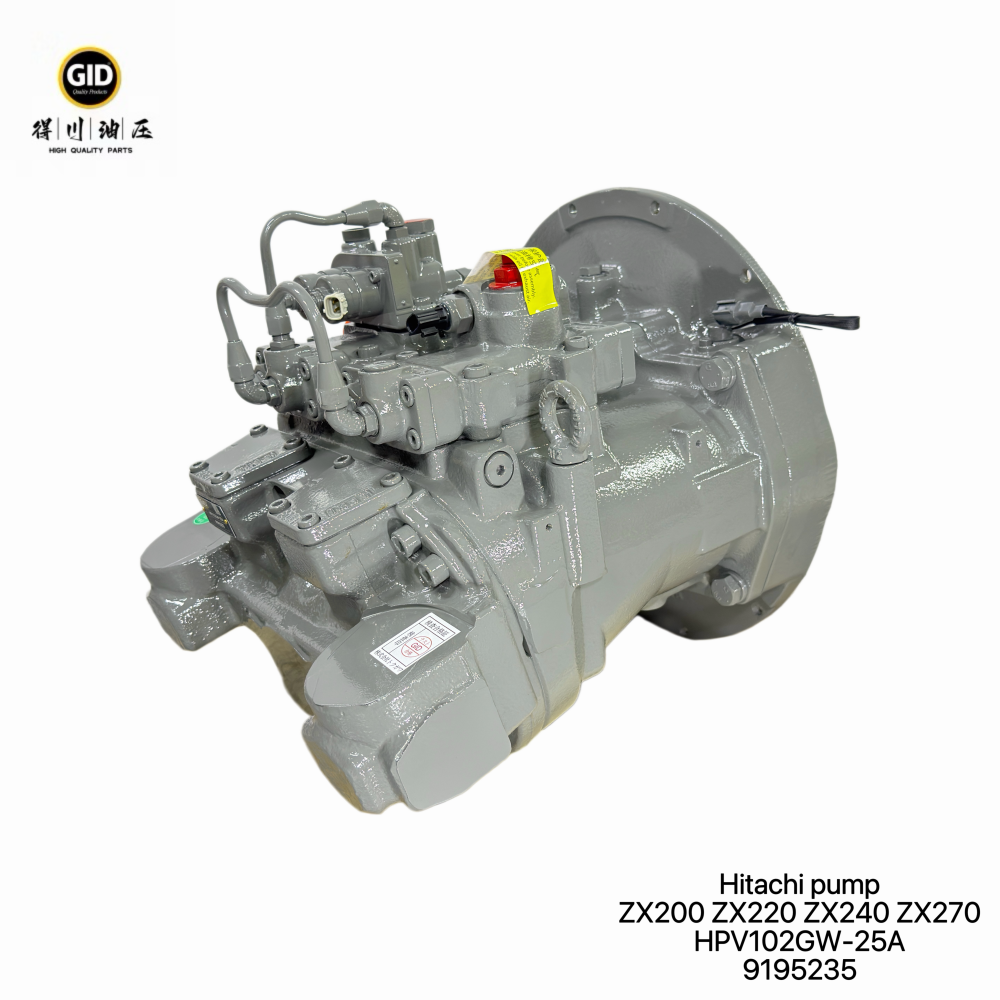 High Pressure High Efficiency Stable Operation Excavator Hydraulic Main Pump HPV102GW-25A for Hitachi ZX240-3G