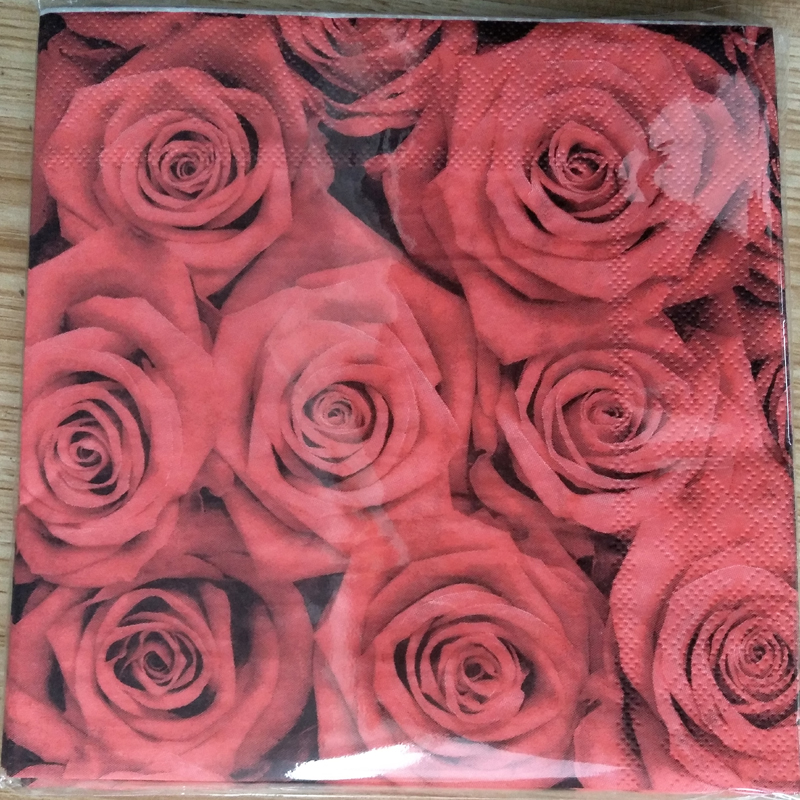 Наградное 3ply 40cm напечатало бумажную салфетку на обед рождества