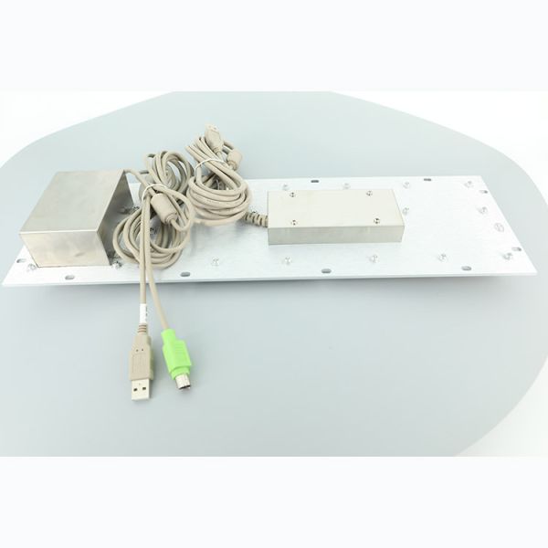 Английская металлическая клавиатура с трекболом пылестойкой из нержавеющей стали 304