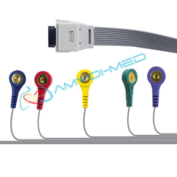 0.9M TPU Jacket ECG Patient Cable 10 Lead BIOMEDICAL 26P For Patient Monitor