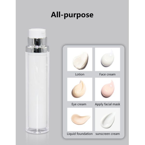 Бутылка 15ml 30ml 50ml левого насоса обработки замка безвоздушного круглая