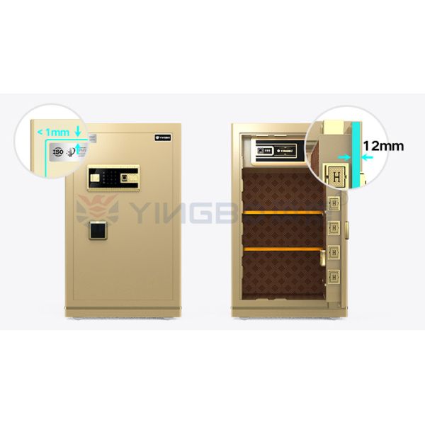 Biometric Fingerprint Lock Smart Safe Box For Office Security 46kg YB/N7-80