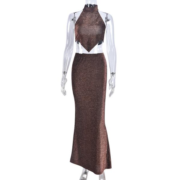 Vestidos femininos de outono e inverno de algodão de algodão de algodão de algodão de algodão