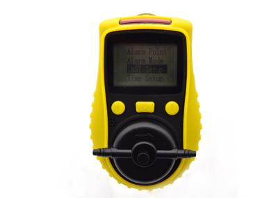 Oxigênio portátil do O2 do detector de gás da precisão alta único com caso traseiro do deslizamento e do silicone