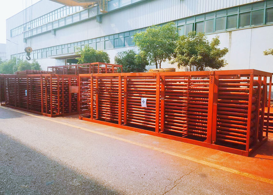 Commercial Vertical Boiler Economizer Coil Tube Material Custom