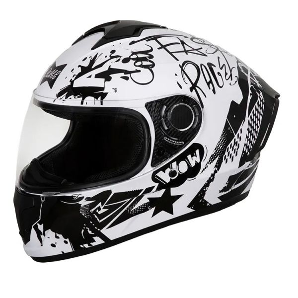 Customized Full Face Off Road Motorcycle Helmet with Dual PC Visor DOT Certified