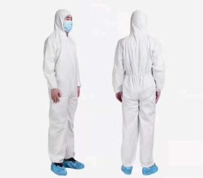 Microporous Full Body Disposable Medical Coverall Against Germs Liquid Proof