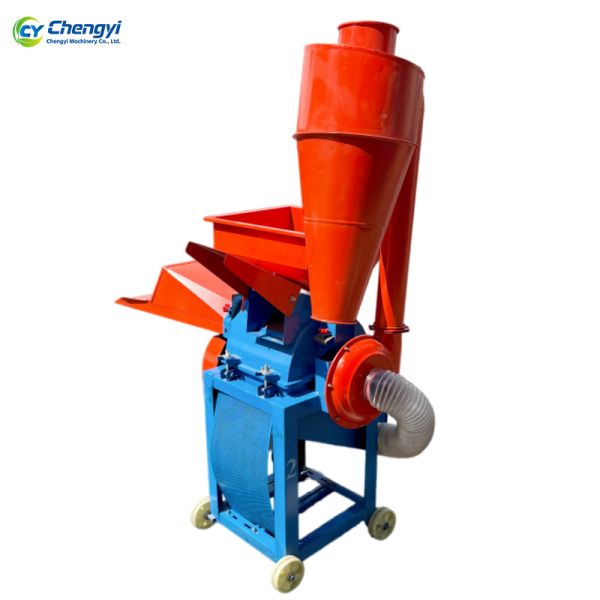Heavy Duty Steel Chaff cutter with grinder Reliable Forage Processor Shredder Feed Use