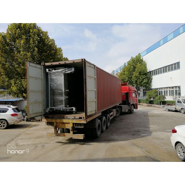 Automatic industrial glass washing machines , PLC flat glass washer