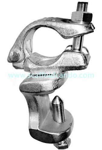 High load-bearing strength scaffolding Q235 galvanized fixed swivel beam coupler girder clamp 1.50kg 48.3mm