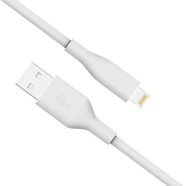 MFI C89 Braided Iphone Cable OD 3.5mm Iphone Lightning Cable 2m