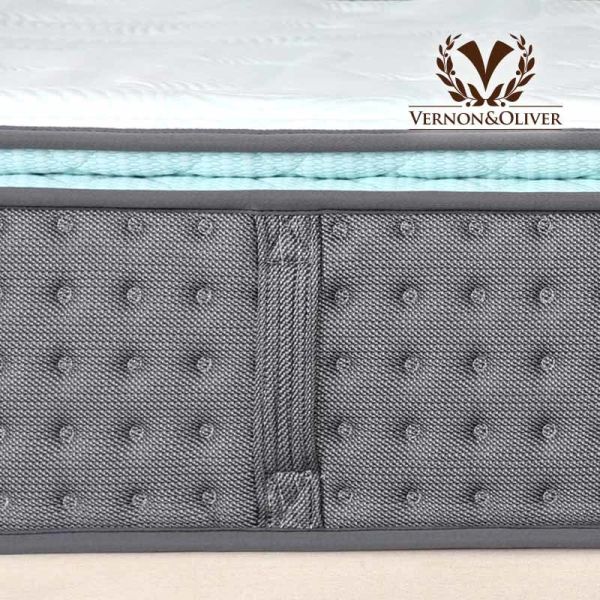 Gel Memory Foam Compressed Pocket Spring Mattress Pillow Top Ratio 12 Inch