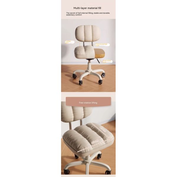 PU 3 года Послепродажное оборудование Велосипедный кресло подъемник Высота регулируемый компьютерный стул для ткани макияж стул