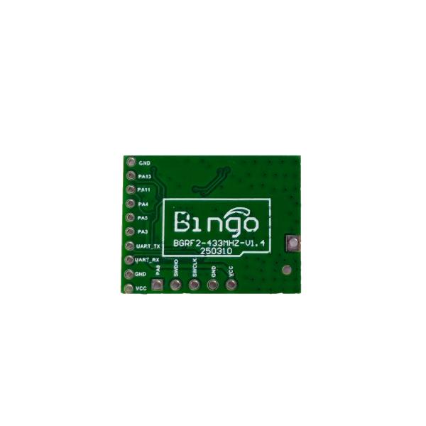 UART 無線モジュール BGRF2 超コンパクト: 100kbps 速度, -121dBm 感度 & 1μA スリープモード
