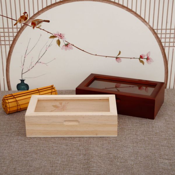 Exquisite Wooden Packaging Box Custom Carved Gift Wooden Packaging Box