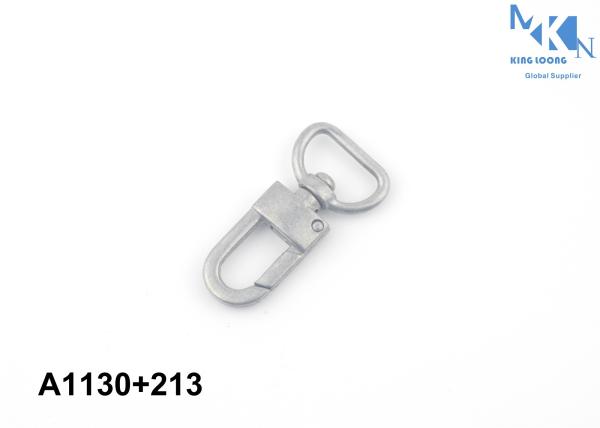 Eco Friendly Dog Chain Snap Hooks , Swivel Clasp Hooks Long Using Life
