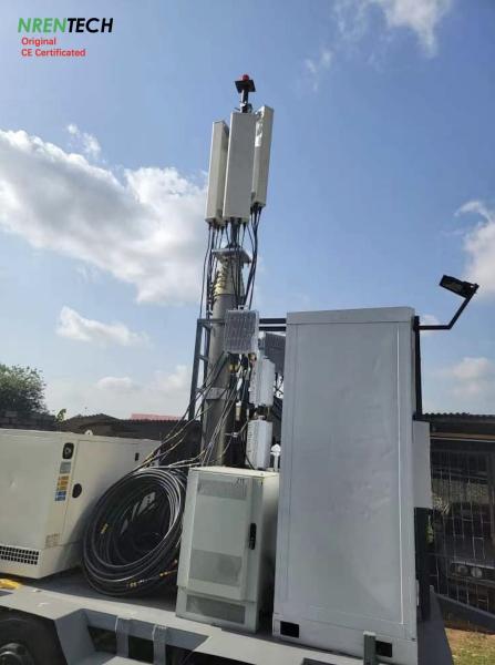 15m pneumatic telescoping antenna mast and towers for antenna-300kg payloads- lockable mast