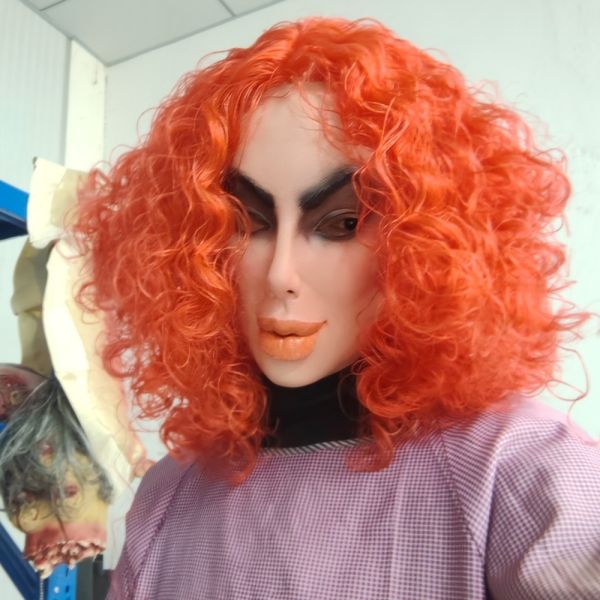Latex Fantasy Mask for Theatrical Use - One Size Fits Most and Lightweight at 280g