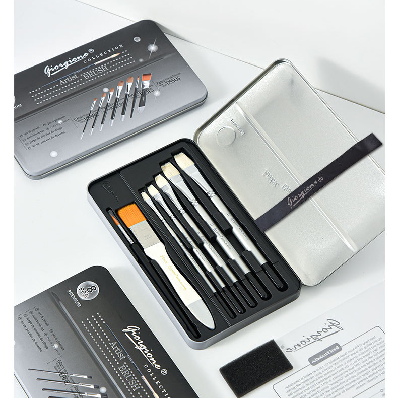 Giorgionre Connected Tightly Detail Fine Art Paint Brushes Set