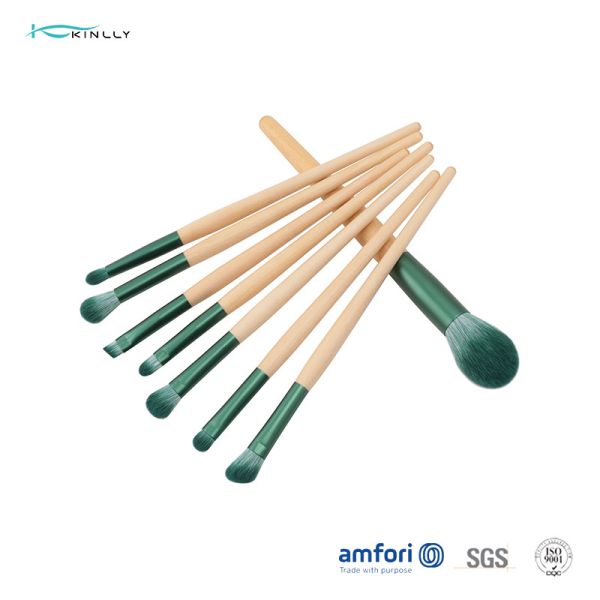 Косметический набор щетки макияжа инструментов 10pcs синтетический с деревянной ручкой