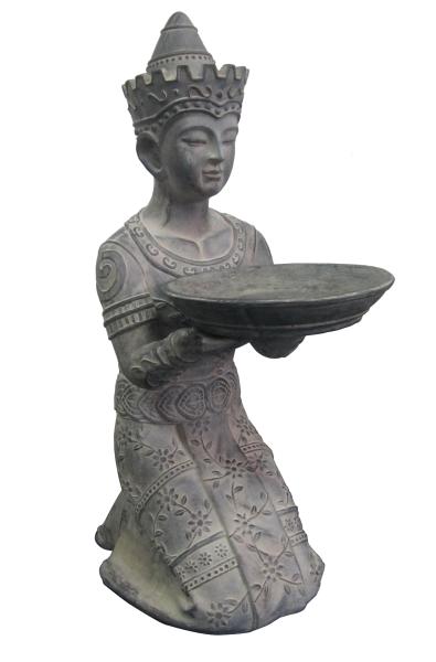 Large Bird Bath Resin Water Fountain Religious Figurine Outdoor Water Features