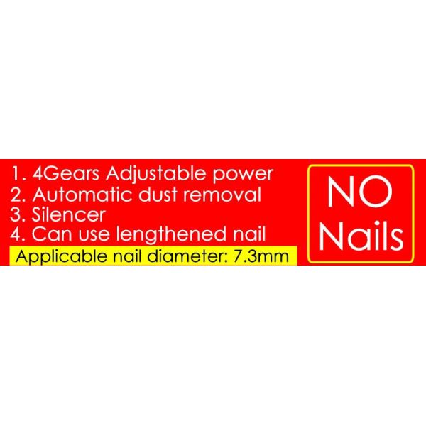 Integrated Ceiling Nails Mini Gun Nailer for 1in Nail Length Plumber Wall Fixer Tools