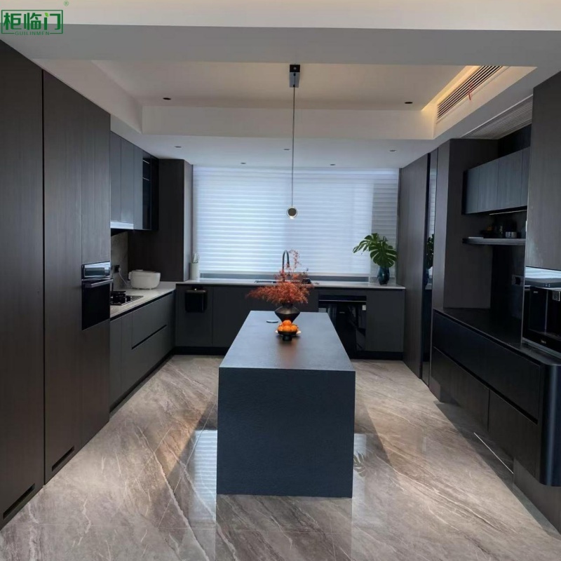 Waterproof Aluminum Kitchen Cabinet Moisture Proof Custom Colors