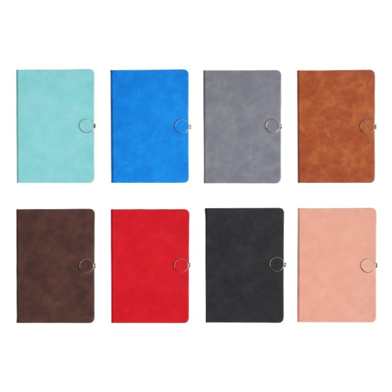 Custom Personalized Notebook With Leather Cover & Magnetic Snap Closure