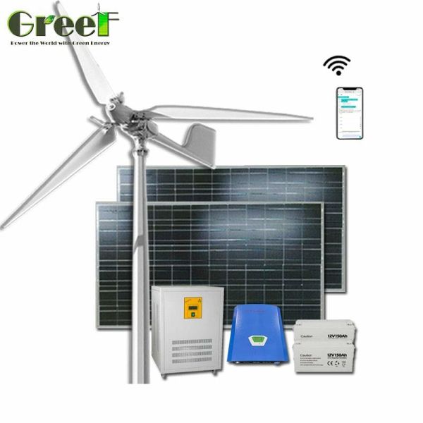 High Output Pitch Control Wind Turbine Small 5kw