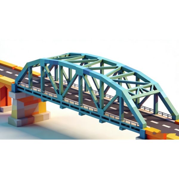 Weatherproof Steel Structure Bridge Industrial Portal Frame Bridge