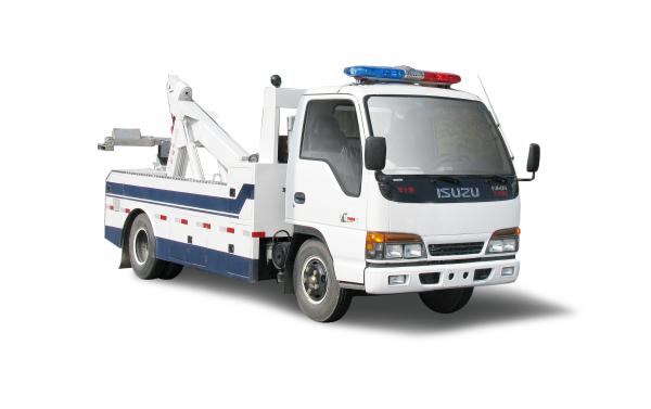 98hp 4tons One Pull One Road Wrecker Truck , Recovery Tow Truck 4x2 Left Hand Driven
