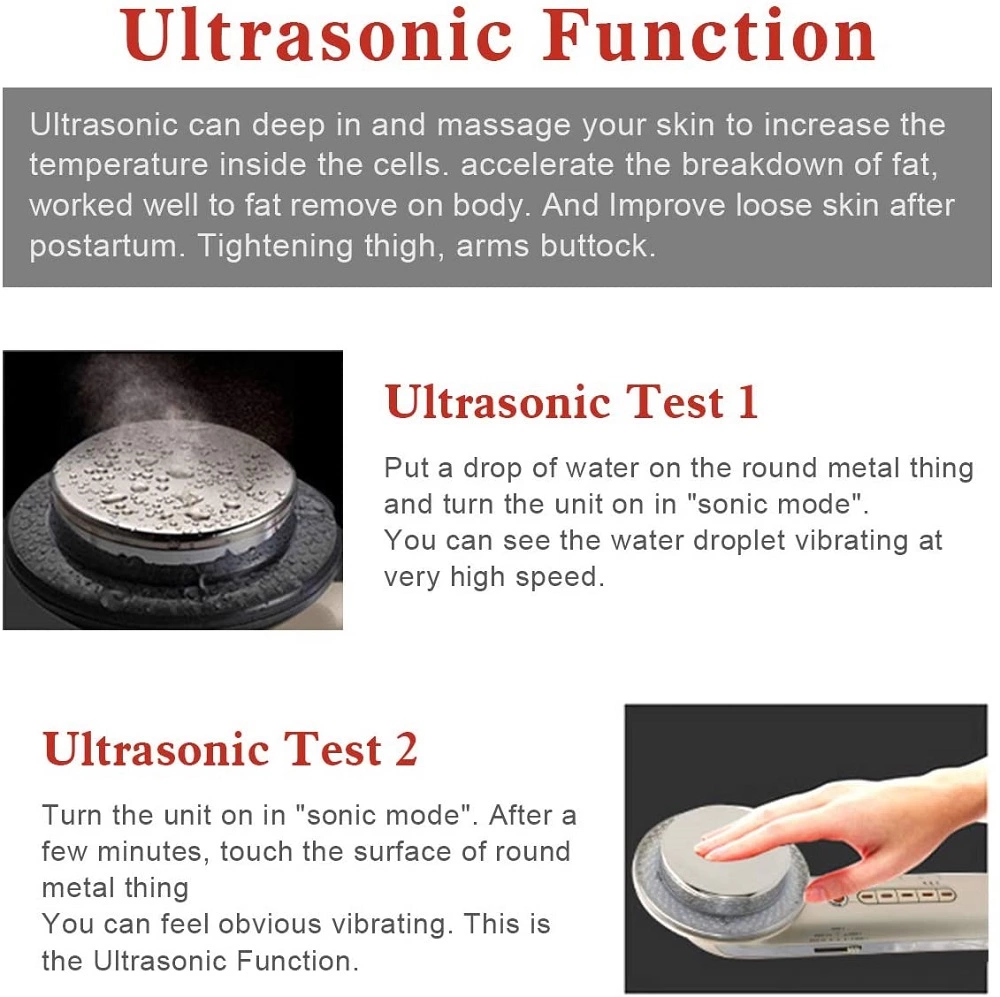 Mini Handheld Body Slimming Vacuum Ultrasonic Fat Cavitation Machine