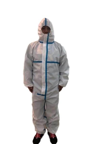 Disposable Protective Suit Anti-Dust Isolation Clothing Coverall Uniforms Ventilation Against Infeetion Isolation