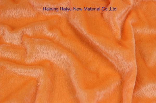 Warm Soft Toy Making Fabric 100% Polyester Minky Fabric 28S Knitted Garment Fabric