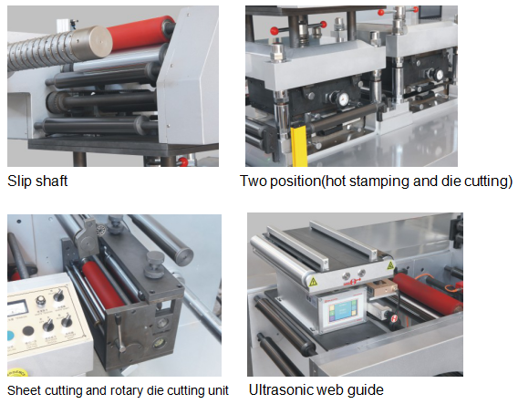 High Speed Label Hot Stamping Digital Die Cutting Machine Equipment With Sheet Cutter