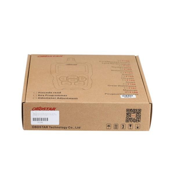 Leitura do código do Pin de OBDSTAR F108+ PSA e ferramenta de programação chave para Peugeot/Citroen/DS